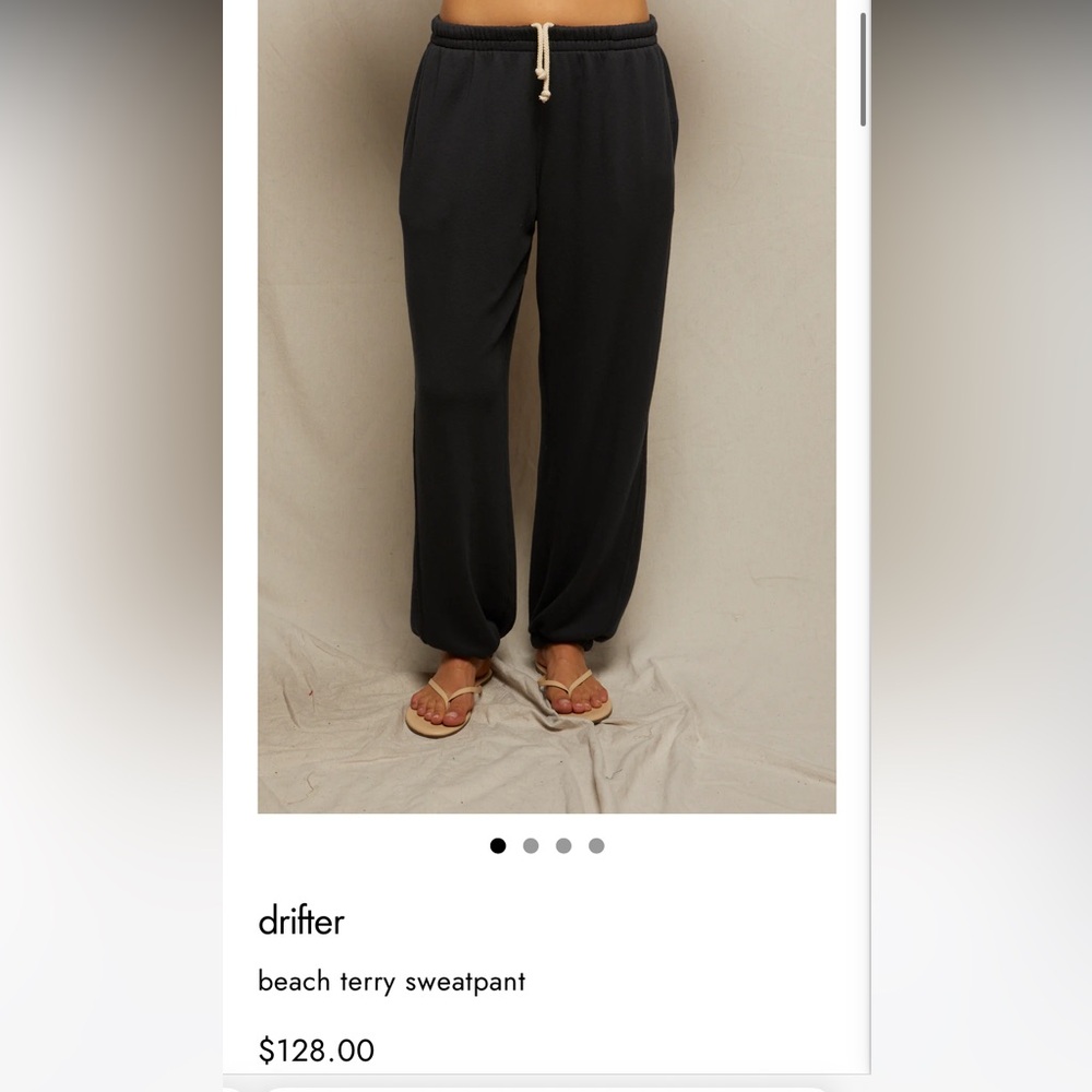 Perfect white tee sweatpants, vintage black (very dark grey), size XS, worn once